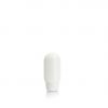 75ml white plastic tottle HDPE Silhouette