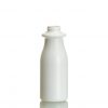 round plastic bottle for health and beauty, body cream and lotion