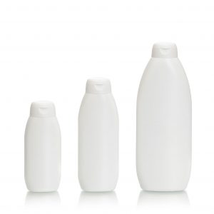 Oceanus plastic bottle in 100ml,150mk, 300ml, with snap cap for use with health and beauty products