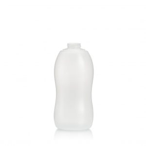 squeezable plastic bottle for food