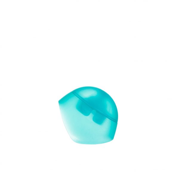 plastic fli-top cap turquoise