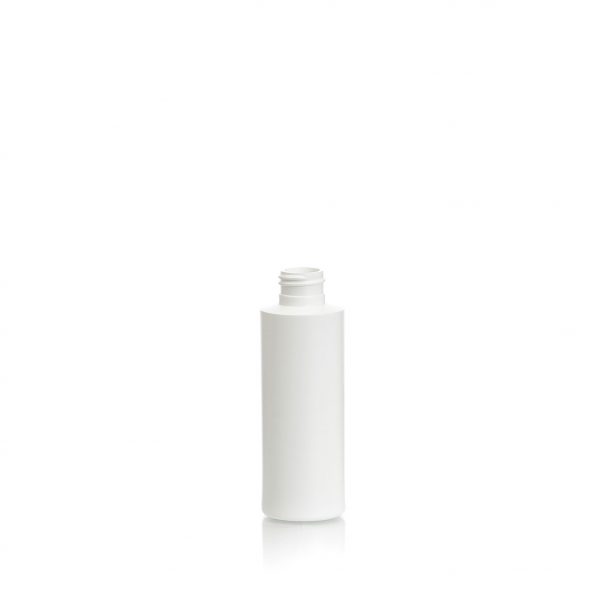 Cylinder bottle in HDPE 120ml - 4oz