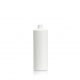 White plastic Cylinder bottle HDPE 300ml, 10oz.