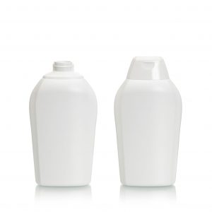 plastic bottle, HDPE 380ml for snap-top closure, 13oz.
